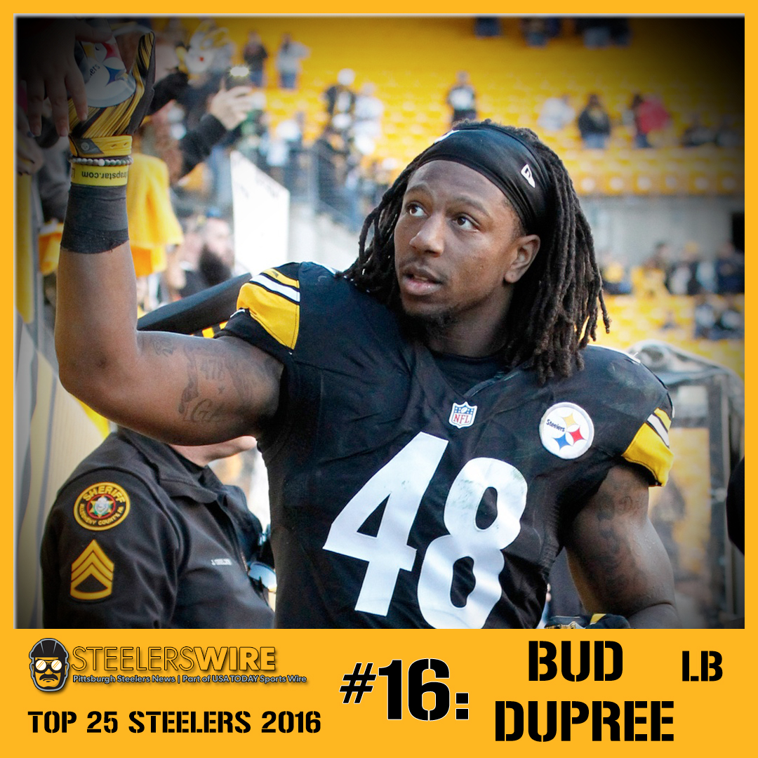 Top 25 Steelers of 2016: No. 16 Bud Dupree, linebacker