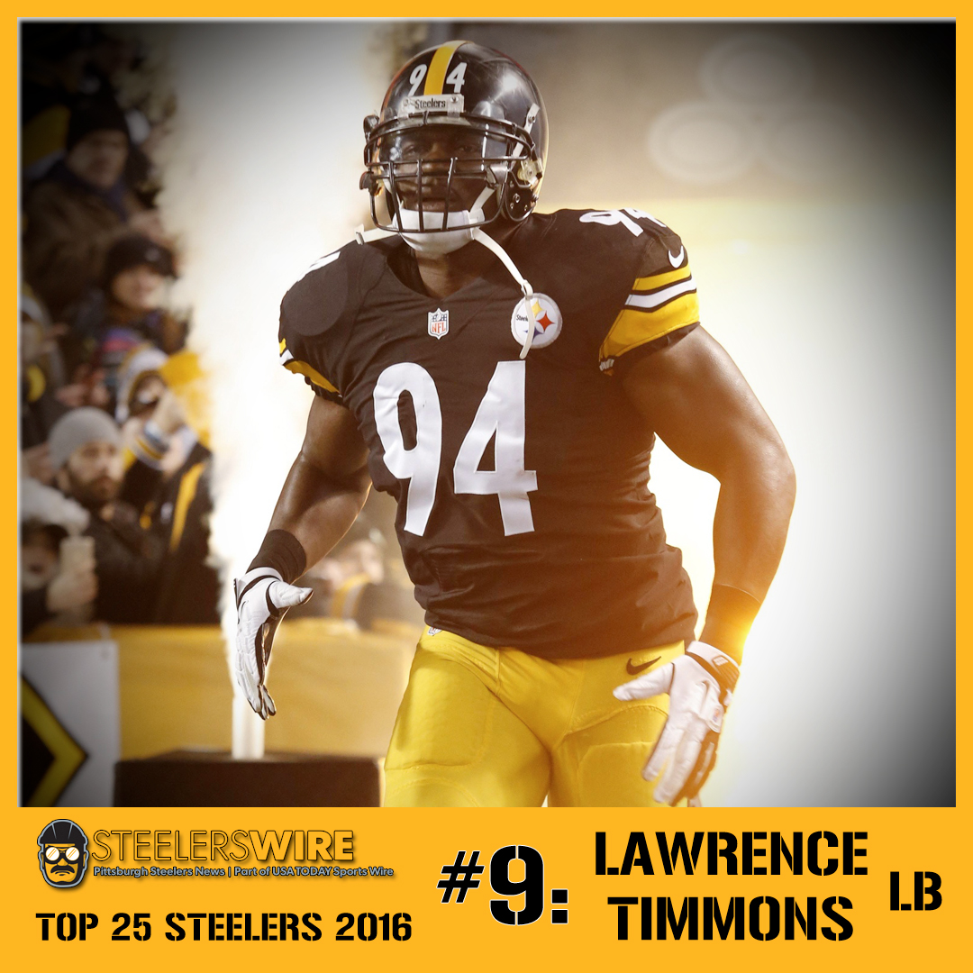 Top 25 Steelers of 2016: No. 9 Lawrence Timmons, linebacker