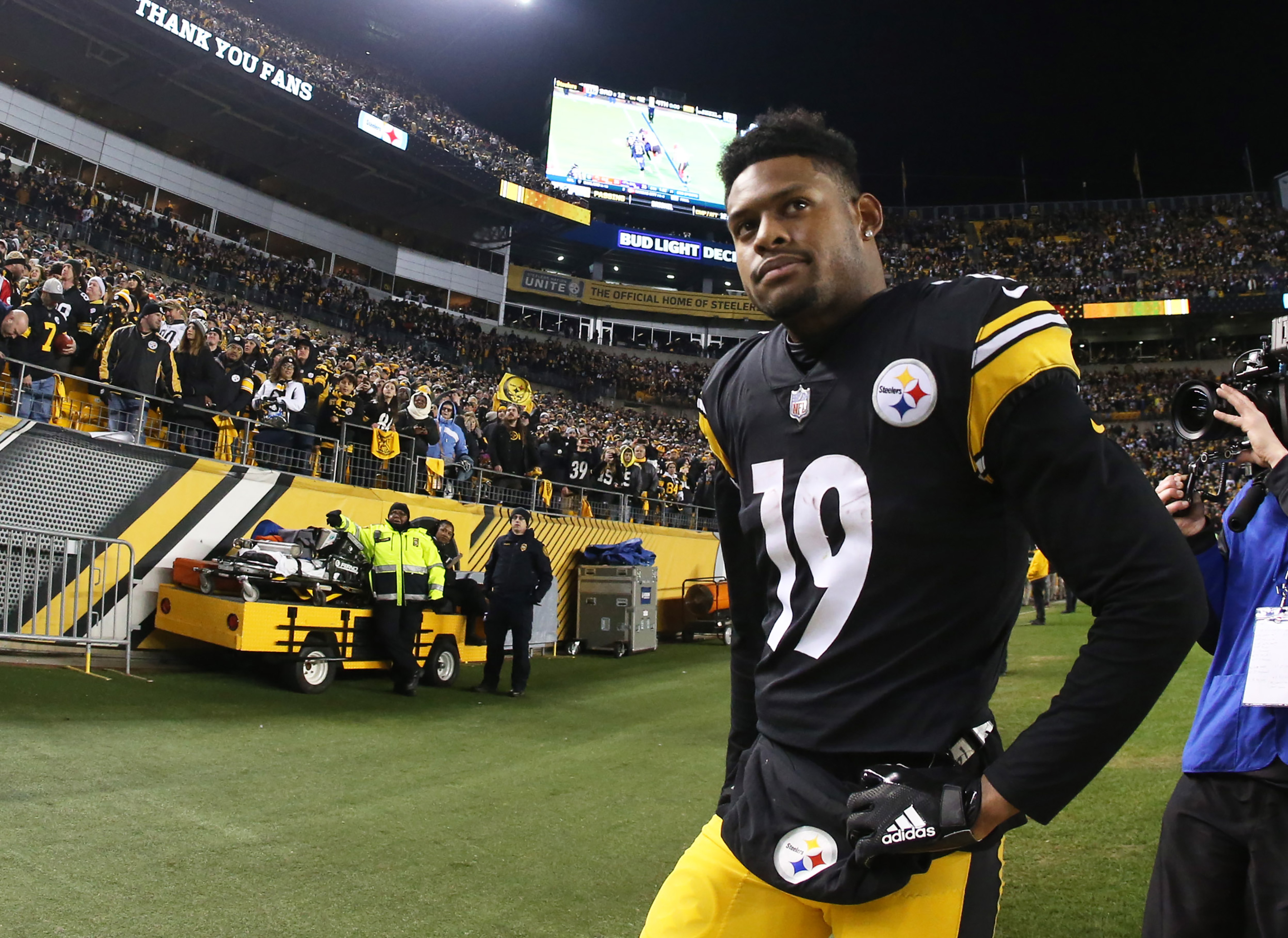 Check out this gallery of the Steelers watching their season slip away