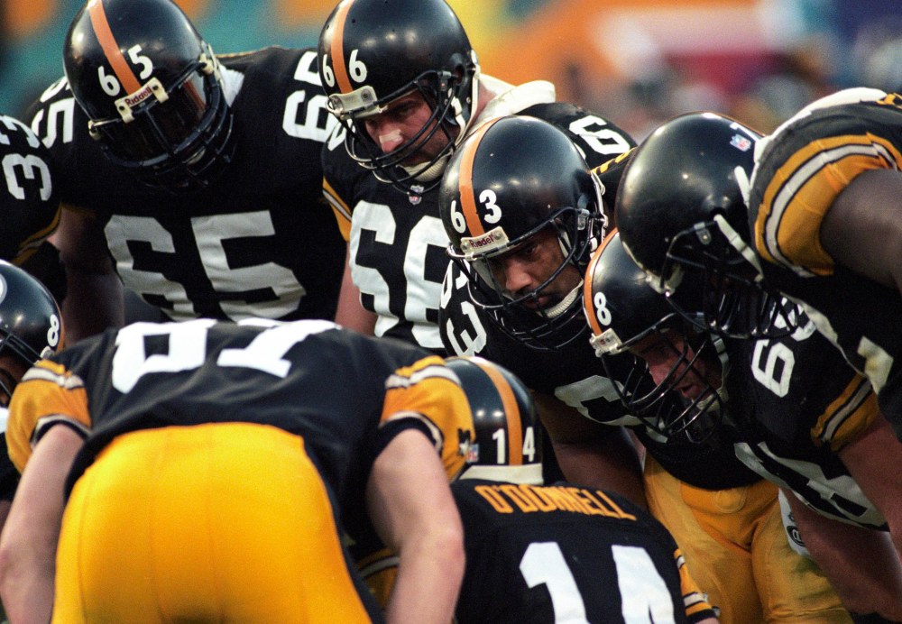 Pittsburgh Steelers defensive back Dwayne Woodruff during the NFL News  Photo - Getty Images