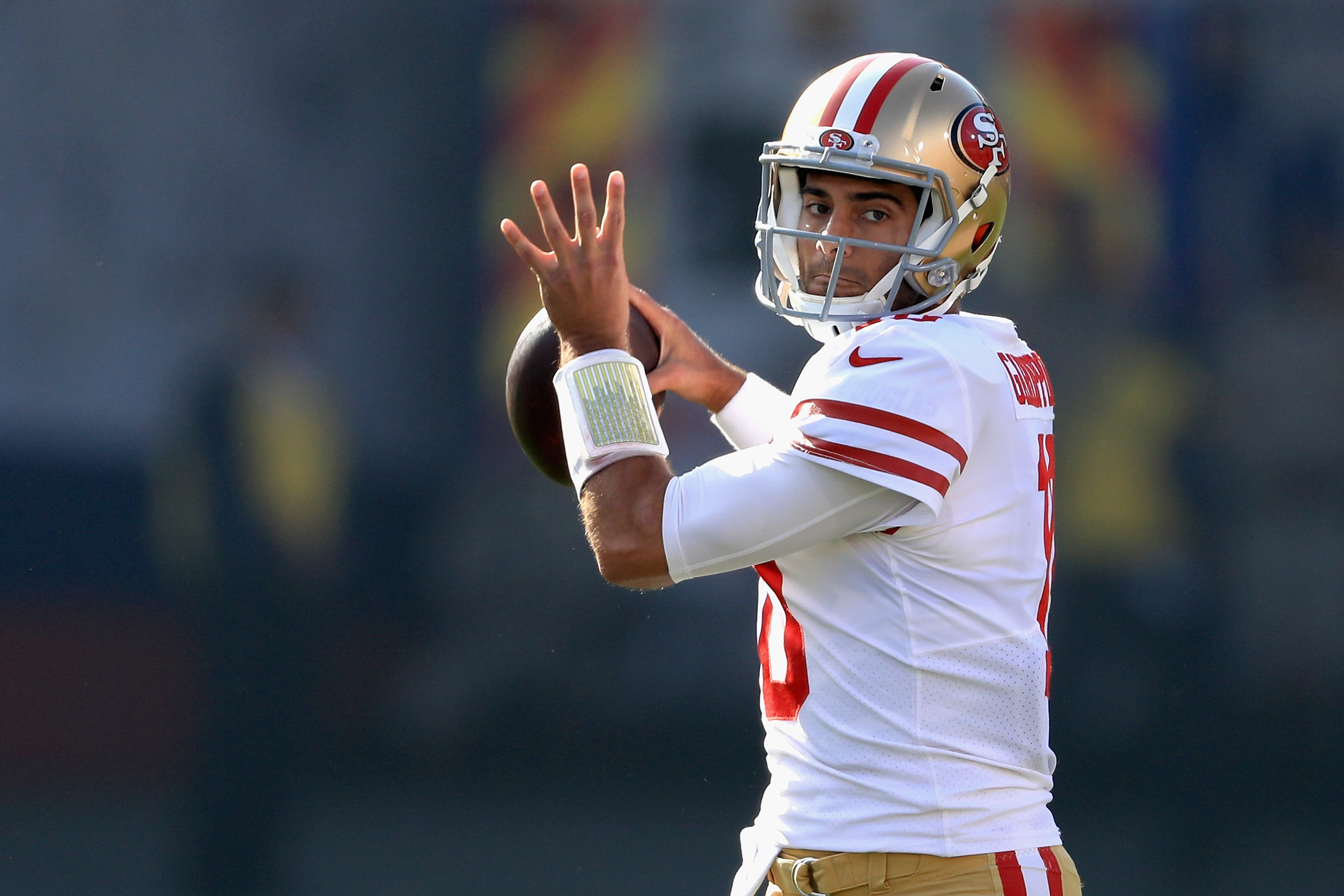 : Jimmy Garoppolo San Francisco 49ers #10 White Youth 8