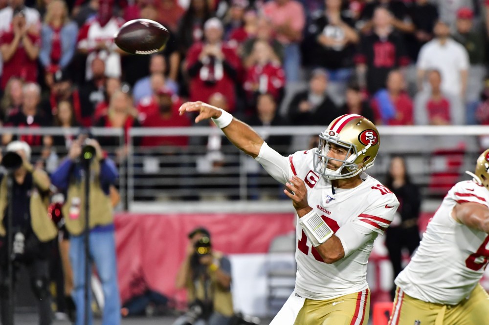 Over/Under: Projecting San Francisco 49ers QB Jimmy Garoppolo's stats