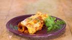 This Mexican-inspired recipe from Cooking Guru has all the ingredients to make the perfect dinner entree. Bubbly warm cheese melted on top of chicken enchiladas infused with green peppers and sour cream make this one meal your family will ask for again and again.