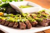 Grilled steak salad with Green Garlic Chimichurri Vinaigrette