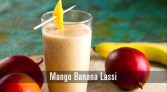 This simple to make fruit “smoothie” uses yogurt as the base instead of milk but has all the flavor you expect from a mango-infused treat. This lassi, traditionally an Indian yogurt-based beverage, uses fresh mango and banana to create the perfect dessert drink.