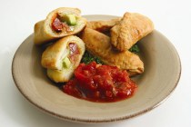 This party appetizer is quick and easy, using refrigerated biscuit dough to wrap your spicy chorizo, fresh avocado and pepper jack cheese into one bite-sized explosion of flavor.