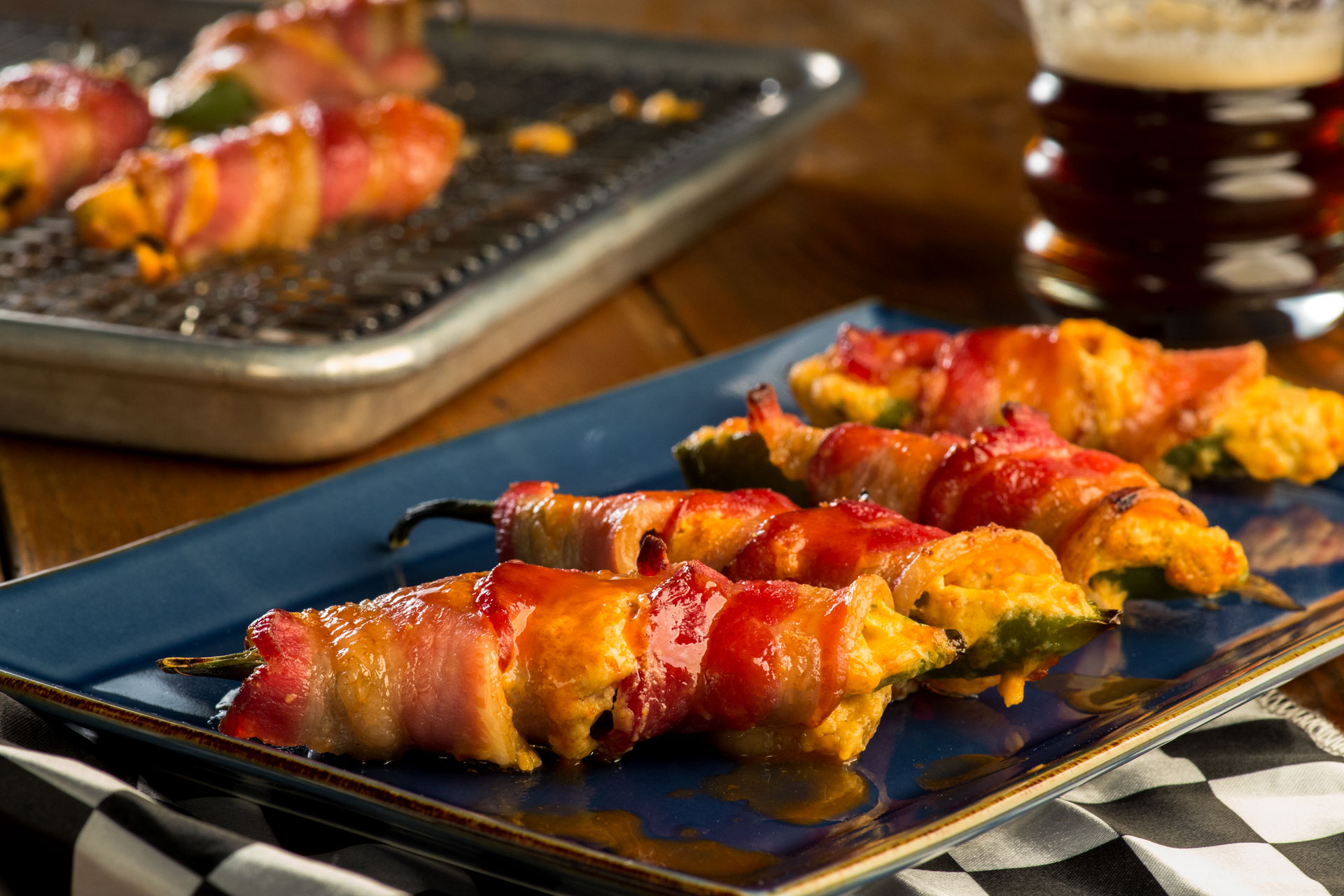 These peppers are insanely delicious. Packed full of sweet and savory flavor, finishing off with a spicy note, this is the perfect snack for your watch party. 