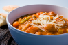 Hearty Italian ribollita pairs the fresh & healthy flavor of Italian vegetables with rich chicken broth, cannellini beans, fresh herbs, rustic bread and Parmesan cheese for a satisfying one-dish meal.