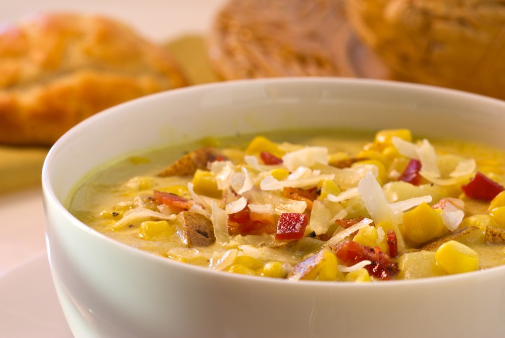This comforting corn chowder recipe is prepared in one pot for quick and easy dinner time prep. Delicious served with a simple green salad and warm crusty rolls.