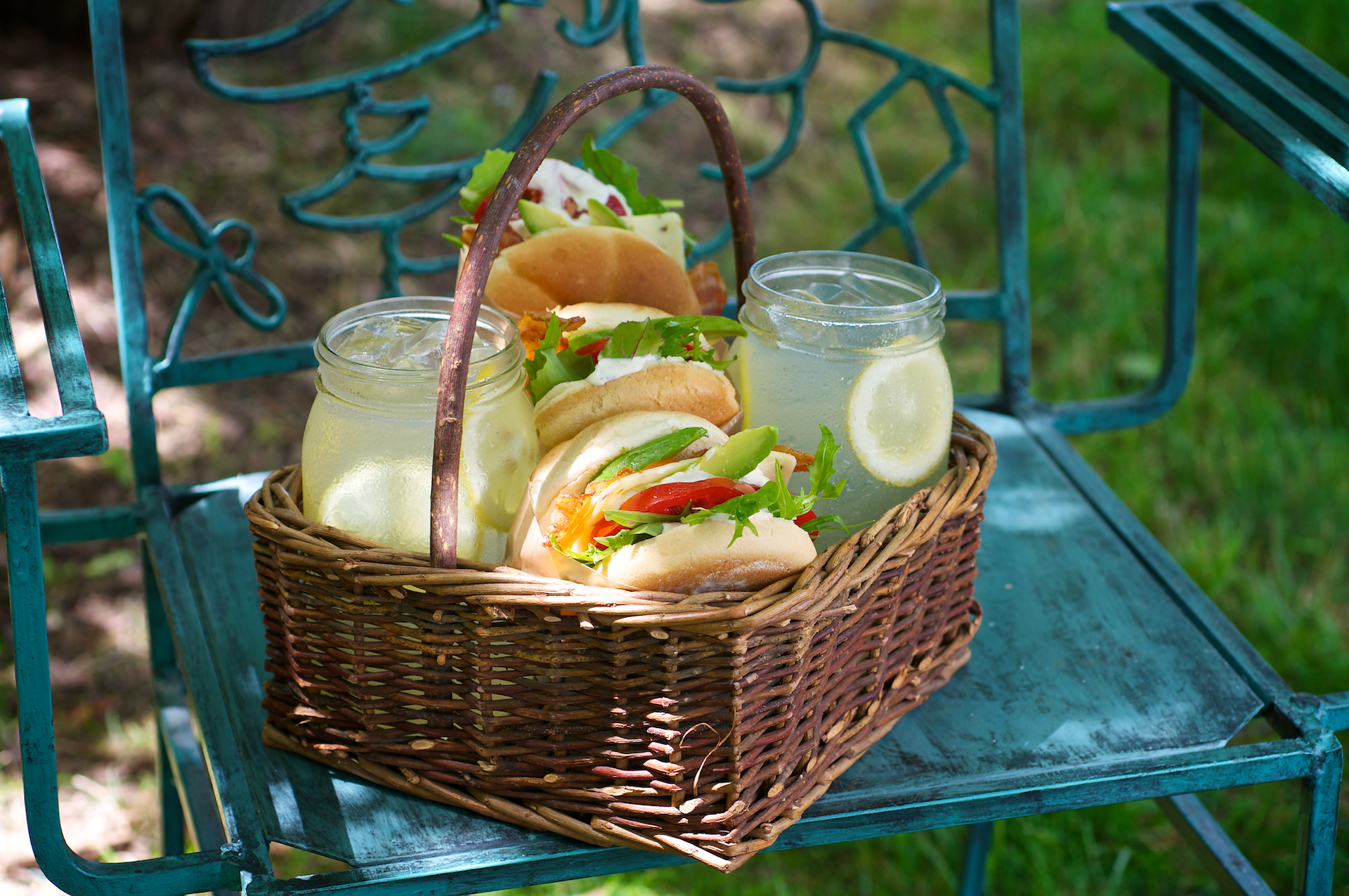 Farmers Market Avocado Ranch Club Sandwiches