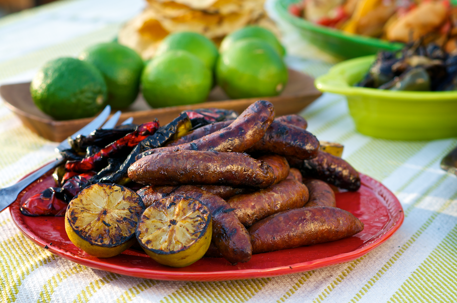 Marinating the chorizo in a dark Mexican beer renders the meat more delicate and adds a great malty flavor. Add it to any entree or eat it alone - so delicious!