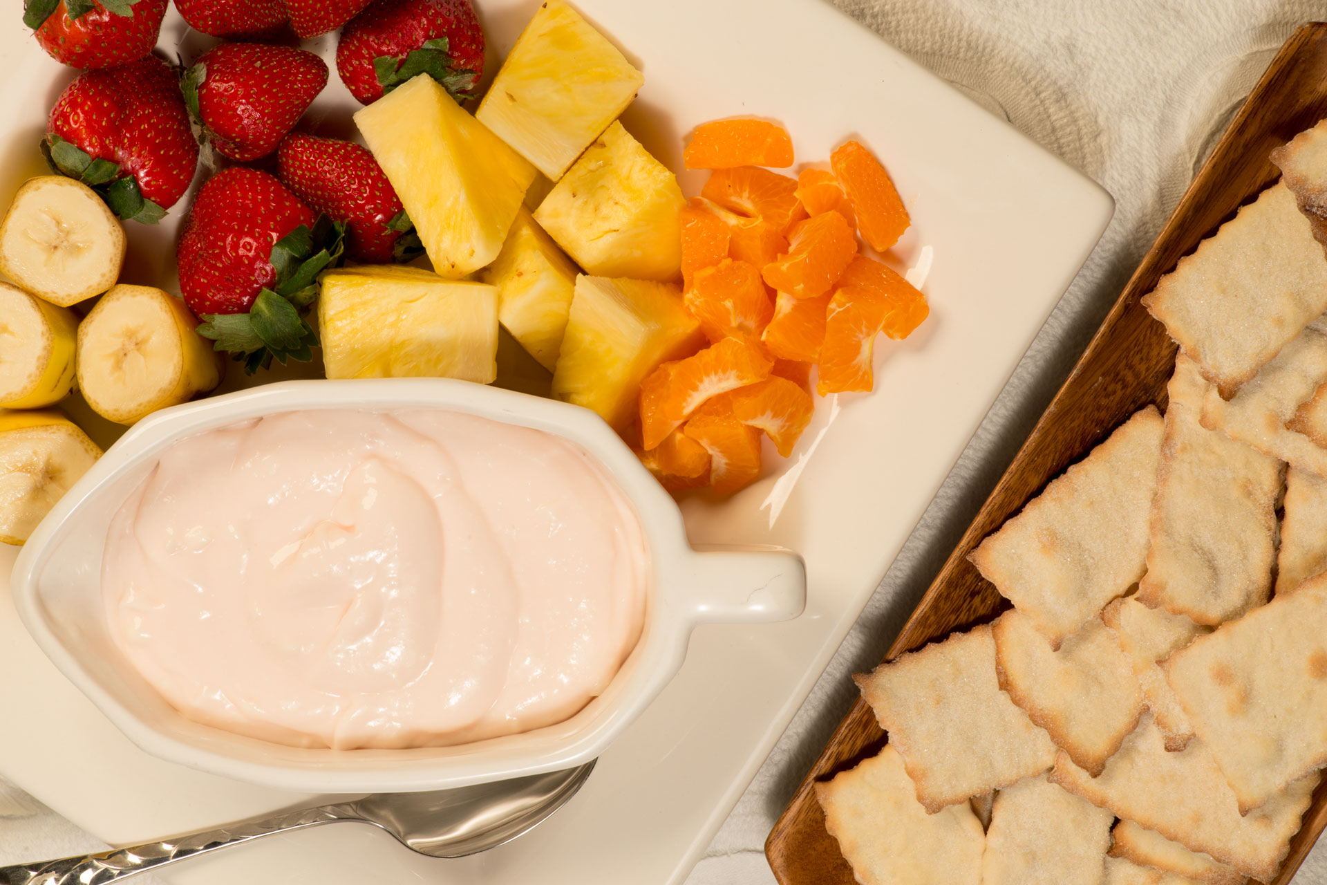 Just three ingredients and you can serve this Yogurt Fruit Dip with just about anything for a snack that feels healthier.