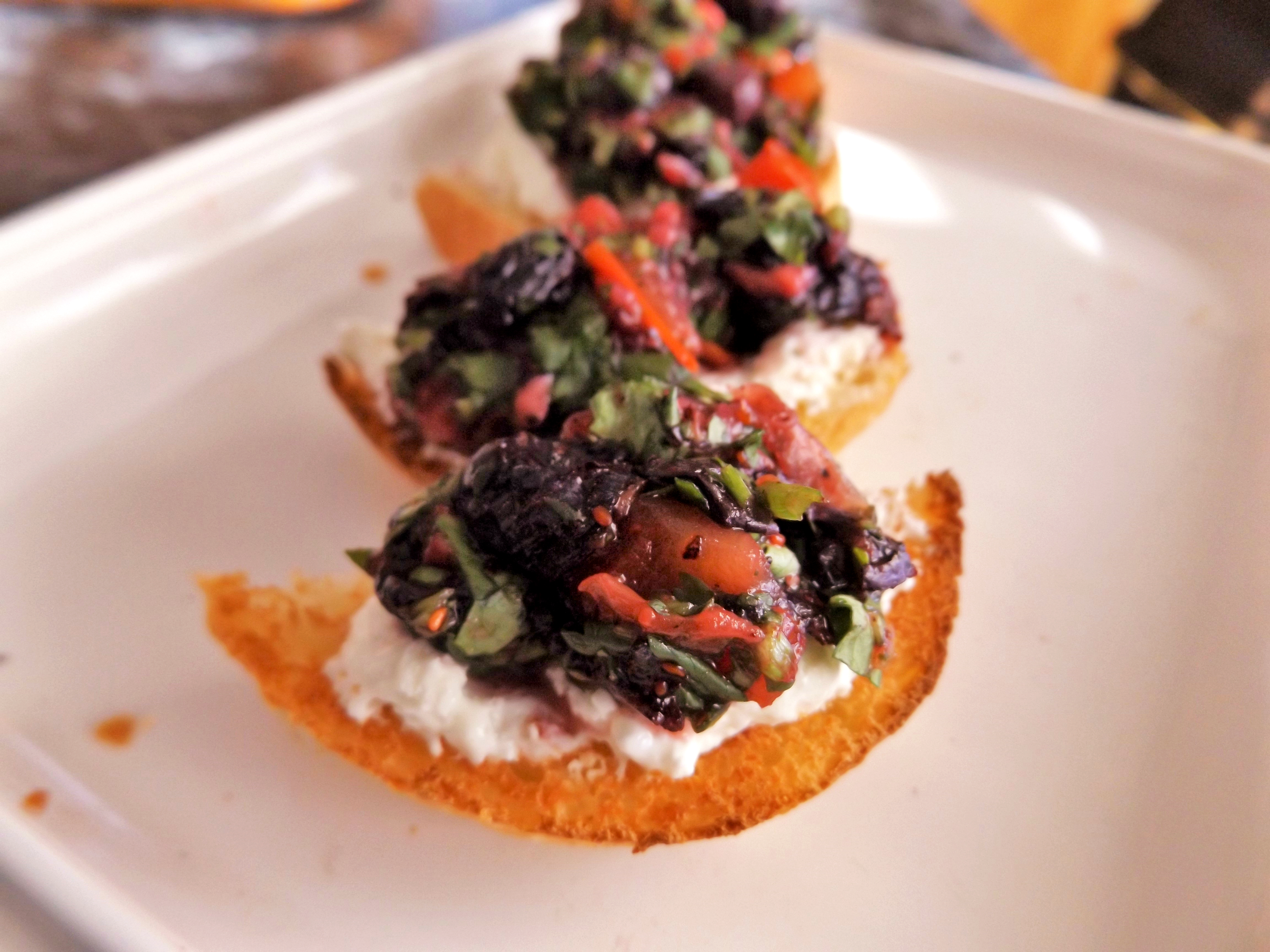 From Jim Bailey, The Yankee Chef, this recipe for Salsa Brava, which literally means “wild salsa!” He's taken that description to the next level and used wild blueberries in this deliciously piquant spreadable, yet dip-able, salsa.
