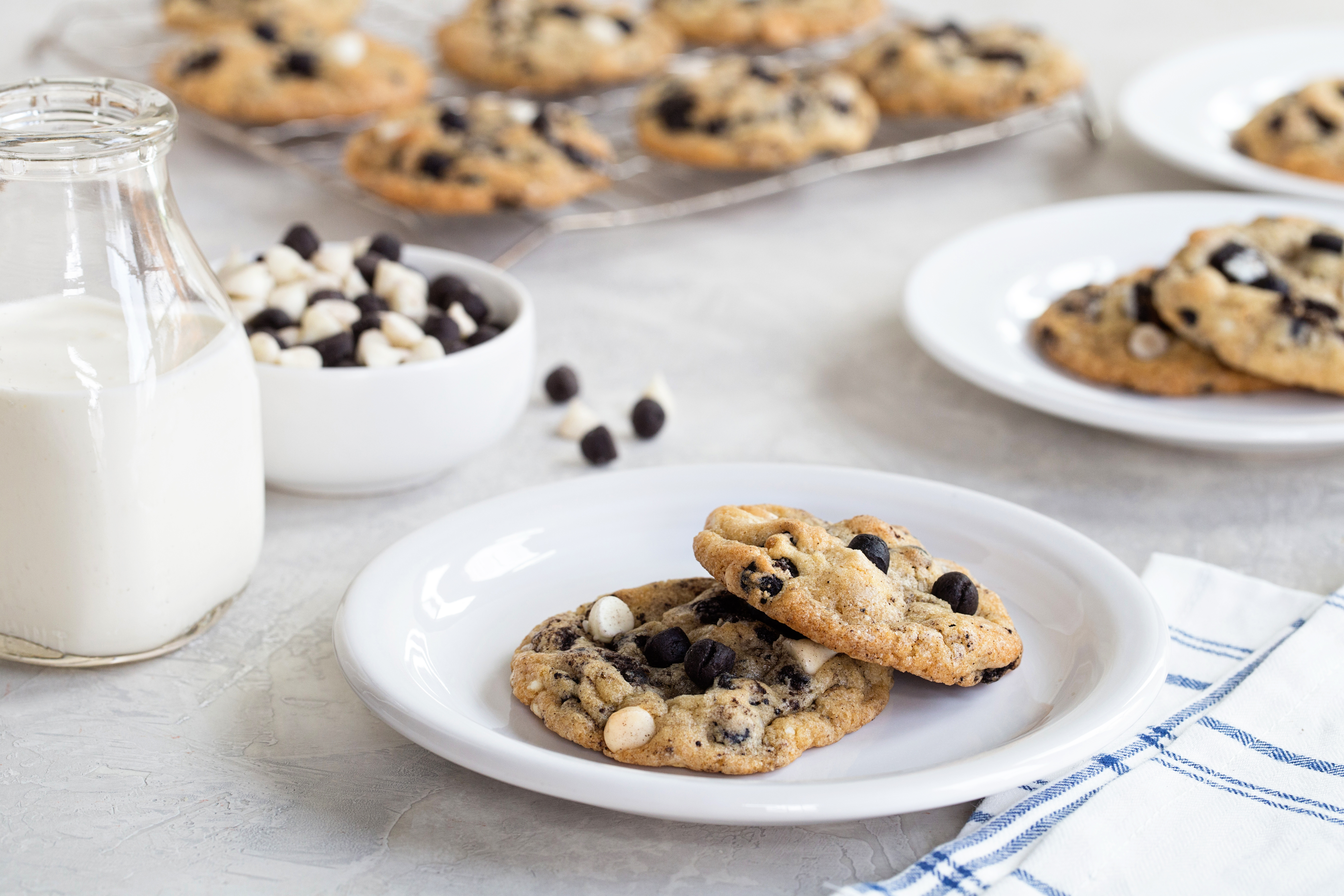 Cookies 'N' Creme Cookies by Hershey's Kitchen in partnership with My Baking Addiction