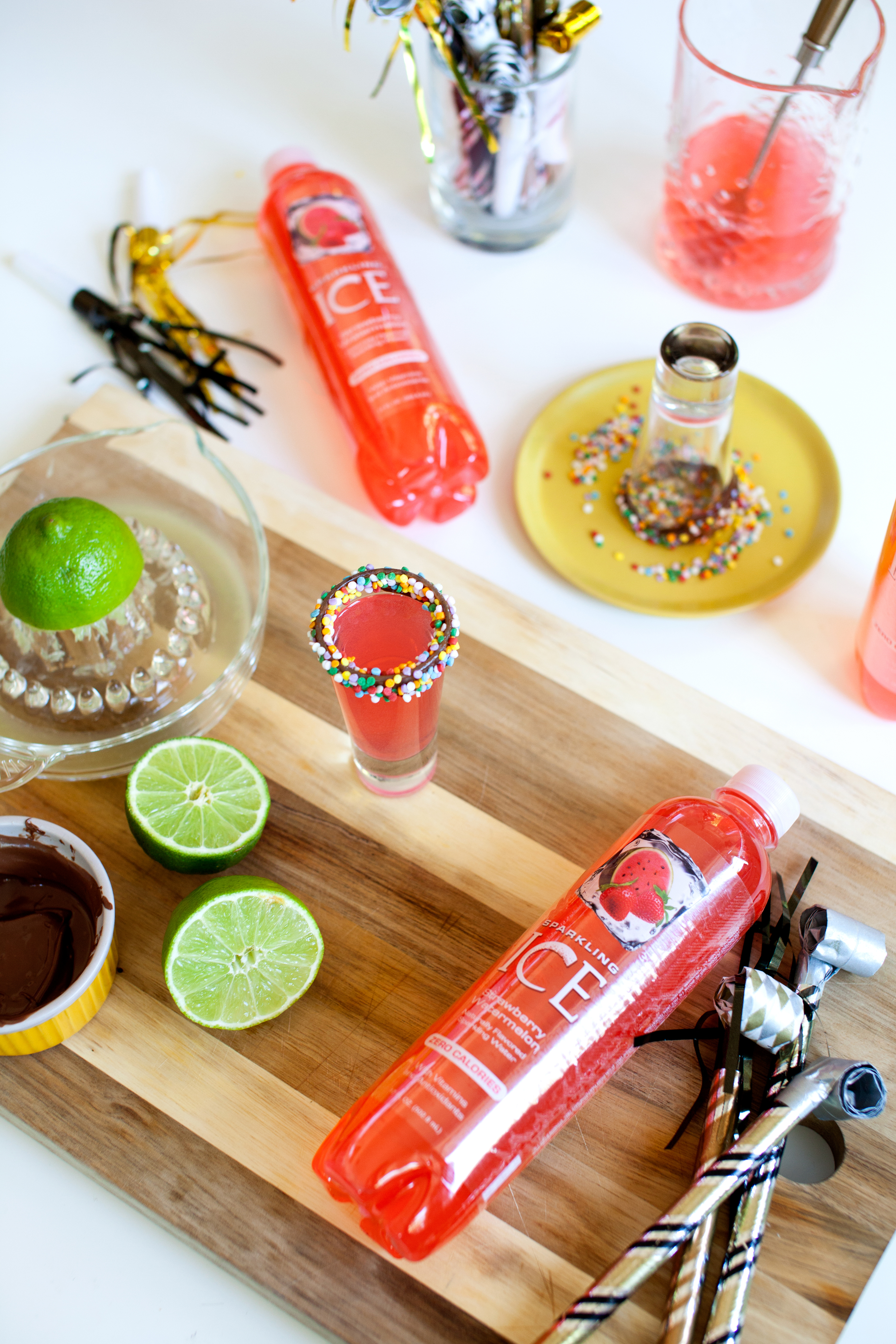 NYE Sparkle Shots by Sparkling Ice