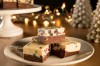 Here’s a way to plus up your fudge for the season, both in looks and in flavor. It’s a double layered fudge with milk chocolate on the bottom and white chocolate on top, and both have the surprise of dried fruit inside. As one tester noted, “It’s what fruit cake would taste like if it was good!