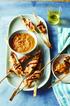This is an easy appetizer with bold flavor. It may seem exotic, but it's still very approachable and your guests will love the tangy-sweetness of these chicken skewers!