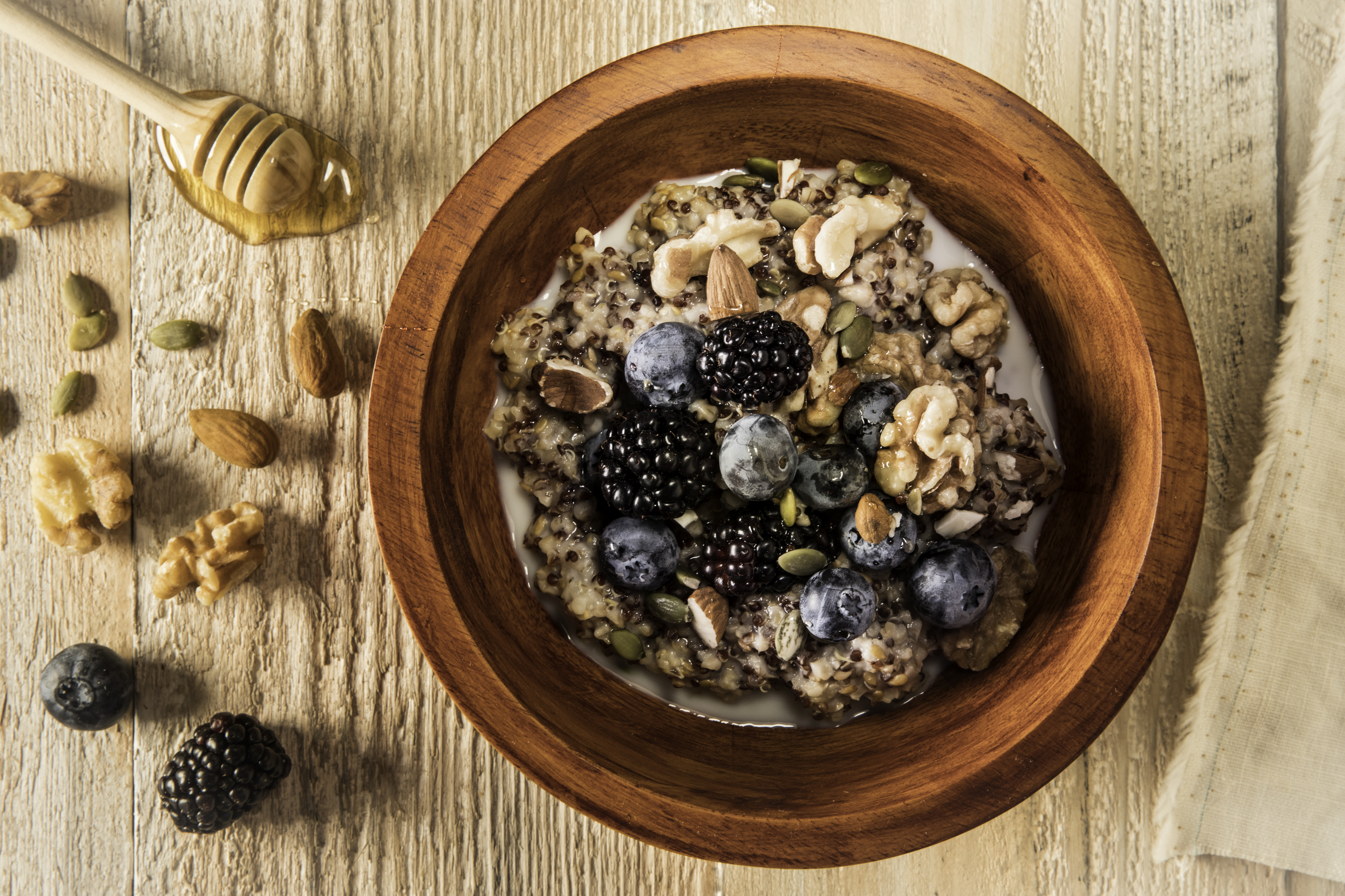 Ancient Grain Oatmeal Bowl//Photo by Lance Mellenbruch//The Food Channel