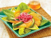 Ring in the flavors of spring and summer with a delicious salad packed with marinated onions and a homemade dressing made with orange peel, vinegar, honey, and oil. So fresh and flavorful!