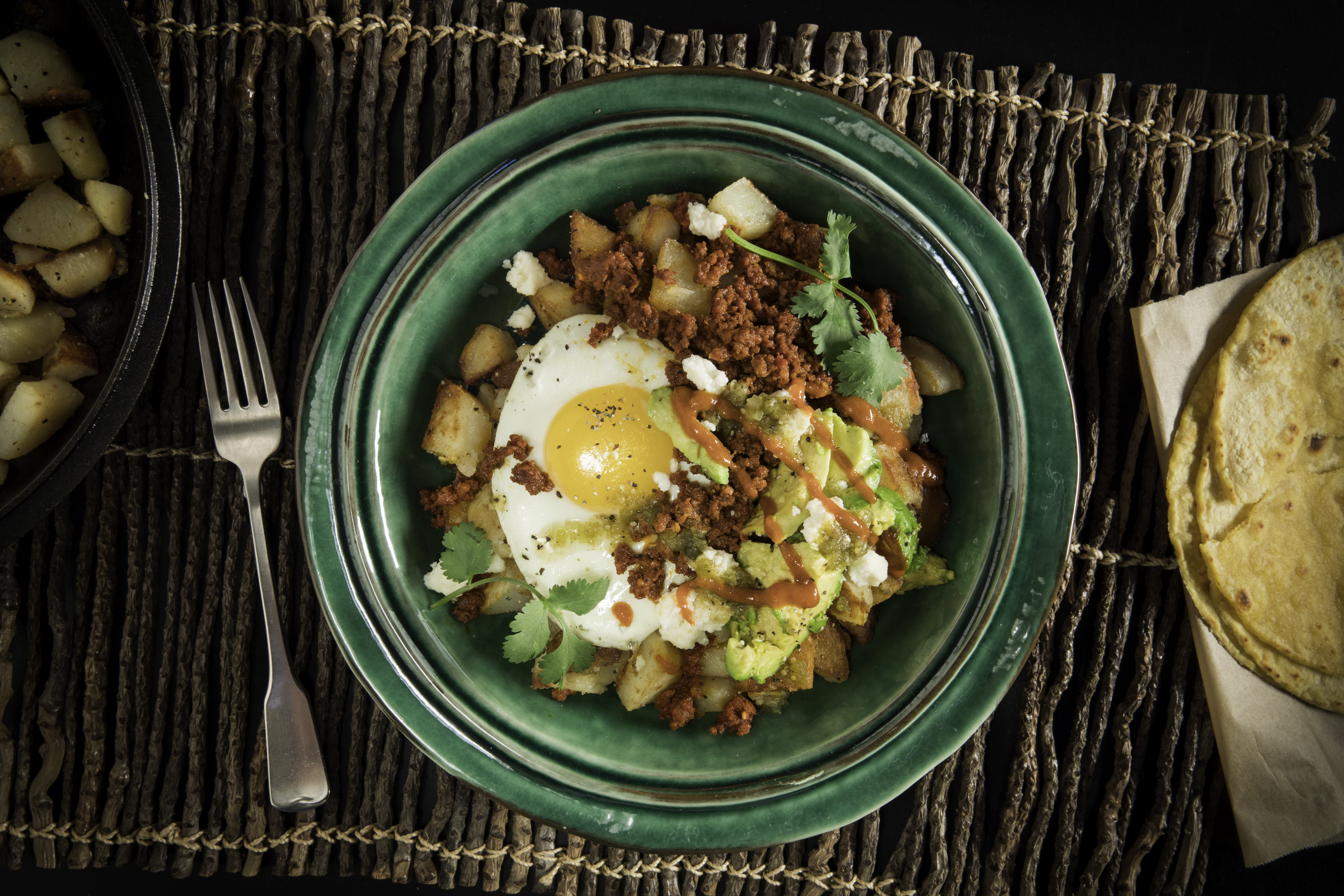 Chorizo Hash Breakfast Bowl//Photo by Lance Mellenbruch//The Food Channel