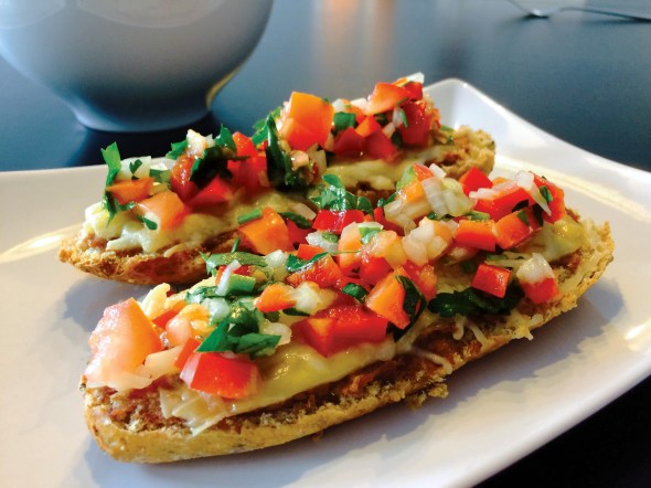A Mollete is a traditional sandwich of Mexico that is typically served open-faced. It's a comforting dish that can be compared to the American grilled cheese. 