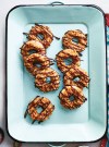 A scrumptious take on Samoa Cookies from Siri Daly, Today Show food contributor and author of the delightful new cookbook Siriously Delicious.