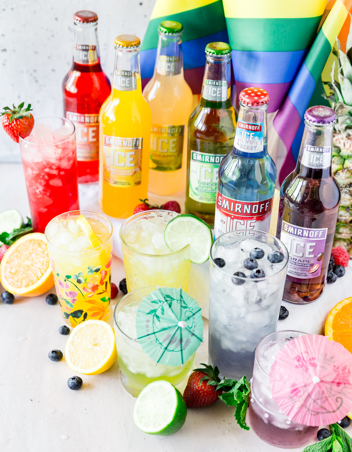 Pride drinks from Smirnoff feature Smirnoff ICE and were crafted to honor June, which is gay pride month in many countries, including the united states. 