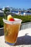 Marker 92 at the Westin Cape Coral Resort at Marina Village puts an herbaceous and tropical twist on its signature margarita, pairing fresh-squeezed pineapple and savory rosemary with Milagro Reposado Tequila, cherry Heering, agave simple syrup, and lime and orange bitters.