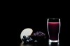 Blueberry Smoothie made with pear, grape and blueberries by HUROM