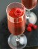 Raspberry Lemon Lime and Ginger Beer champagne made with raspberry puree, brooklyn crafted ginger beer, limoncello, champagne and lime juice with raspberry garnish.