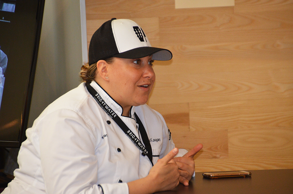 Chef Aria Kagan speaks to her passion for farm-to-table.