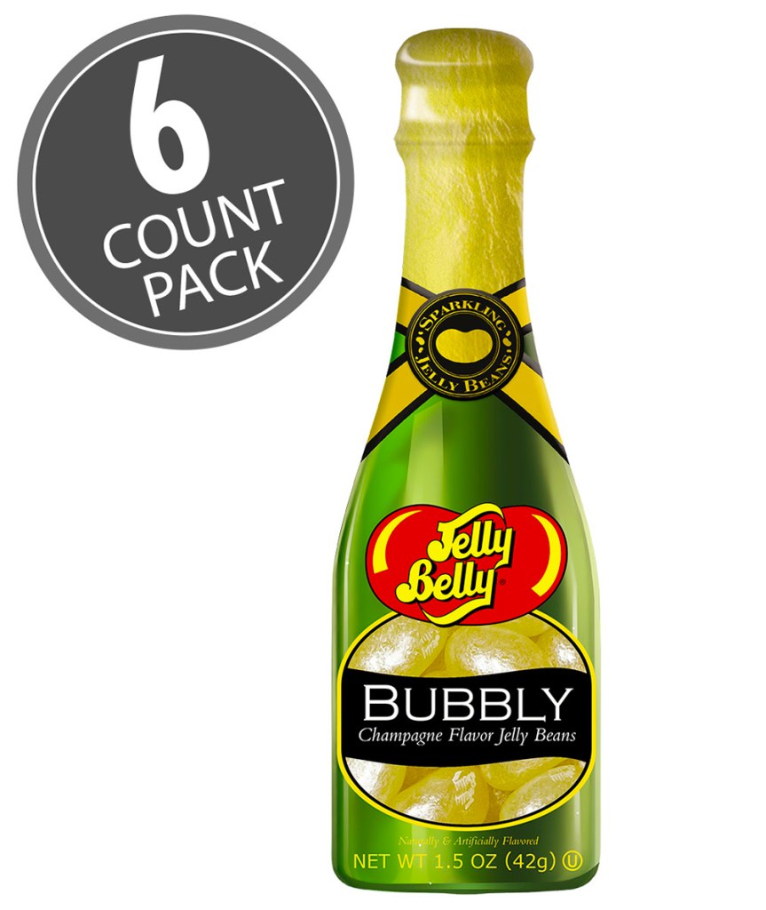 The famous Jelly Belly jelly beans now come in a champagne flavored variety for those who'd like a non-alcoholic treat for New Year's. 