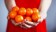 Oranges are often shared during Chinese New Year as a symbol of good fortune.