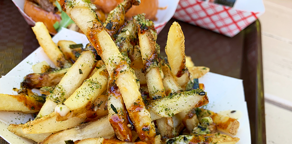 Pair whatever you get with the signature Furikai fries, with a flavor that is sweet, salty, and tangy all in one.
