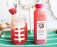 This strawberry lemonade mocktail is perfect for Super Bowl and is crafted with strawberry and lemonade from Natalie's Orchid Island Juice Company. 