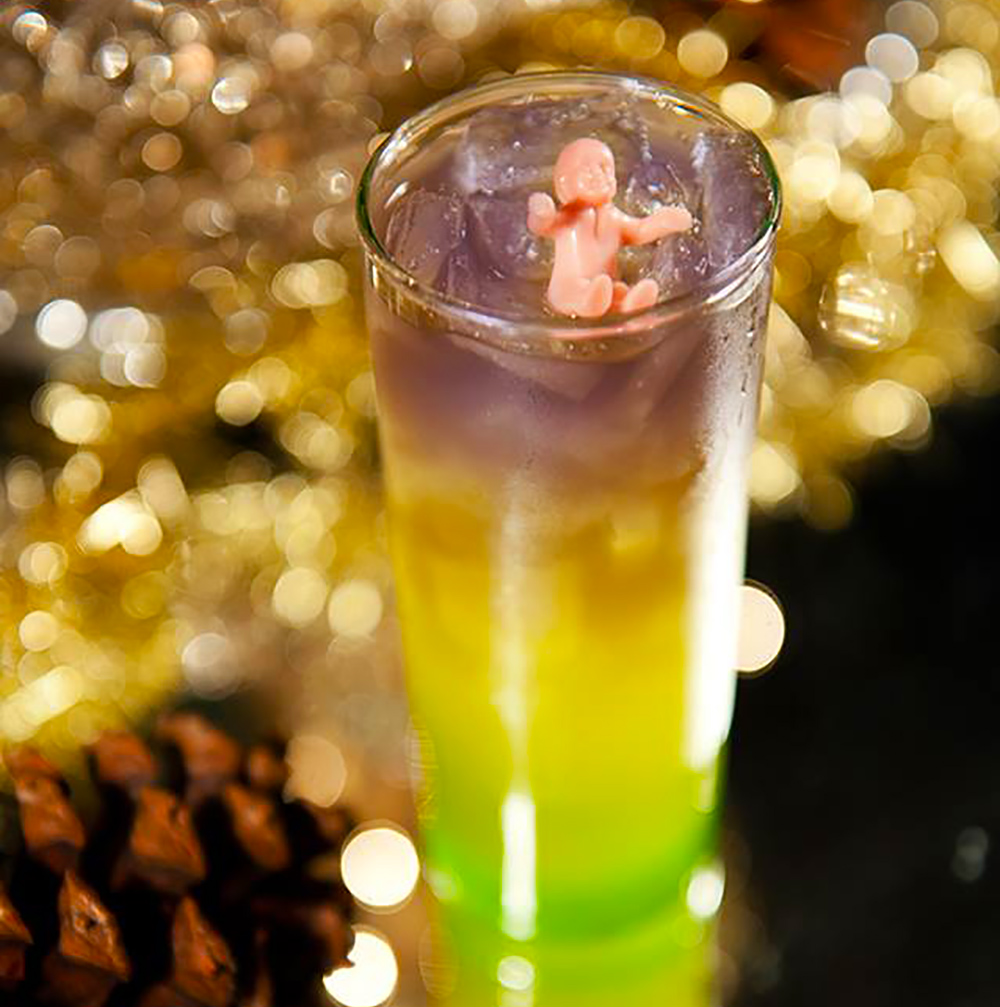 If you can't make it to Bourbon Street, you can still enjoy a Mardi Gras themed cocktail from the historic Bourbon Orleans Hotel, set in the vibrant and lively French Quarter. Recipe courtesy of award-winning Bar Director Cheryl Charming.