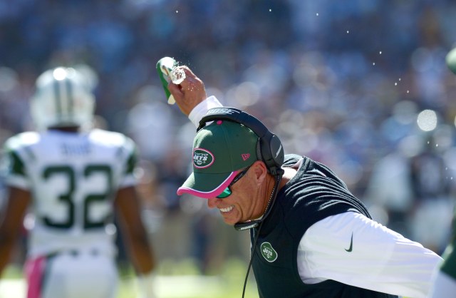 Rex Ryan is angry. (Jake Roth, USA TODAY Sports)