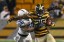 Pittsburgh Steelers running back Le'Veon Bell (26) runs the ball past Indianapolis Colts linebacker Jerrell Freeman. (Jason Bridge-USA TODAY Sports)