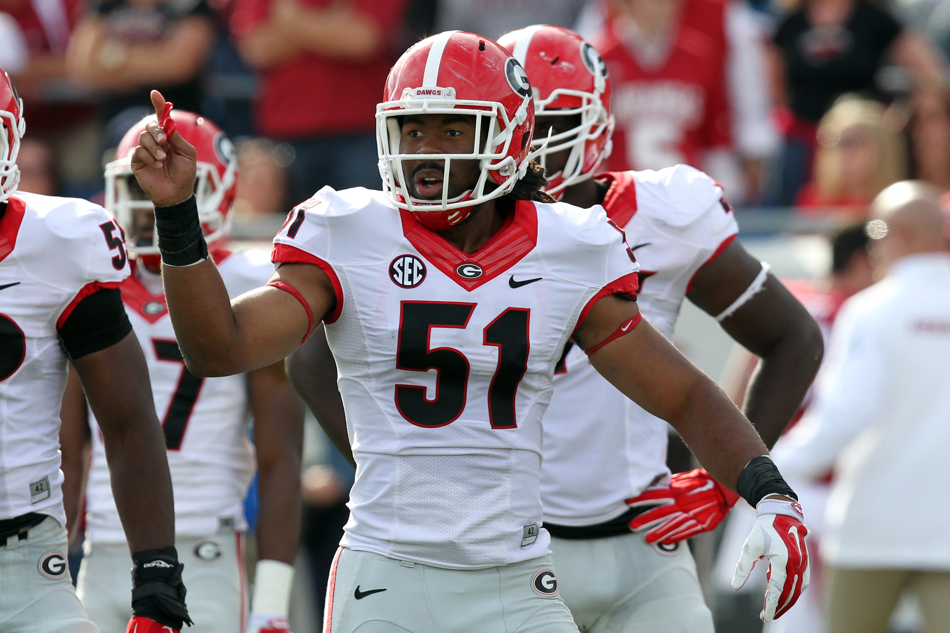 Ramik Wilson and Georgia are in playoff mix. (Nelson Chenault, USA TODAY Sports)