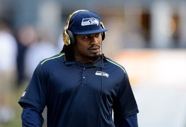 Dealing Marshawn Lynch would be a seismic move, but could it be the right one for the Seahawks? (Steven Bisig, USA TODAY Sports)