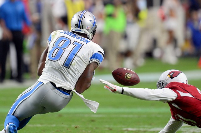 Patrick Peterson and the Cardinals defense shut down Calvin Johnson and the Lions.  (Joe Camporeale, USA TODAY Sports)