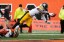Pittsburgh Steelers running back Le'Veon Bell (26) scores a touchdown in the second half against the Cincinnati Bengals. (Aaron Doster-USA TODAY Sports)