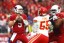 Arizona Cardinals quarterback Drew Stanton (5) drops back to pass in the first quarter against the Kansas City Chiefs. (Mark J. Rebilas-USA TODAY Sports)