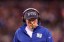 New York Giants head coach Tom Coughlin reacts while wearing a NYPD cap against the Philadelphia Eagles. (Brad Penner-USA TODAY Sports)