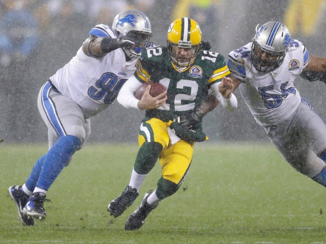 Aaron Rodgers (12) will lead a Packers franchise that hasn't dropped a home game to the Lions since 1991. (Dan Powers, Gannett Wisconsin Media)