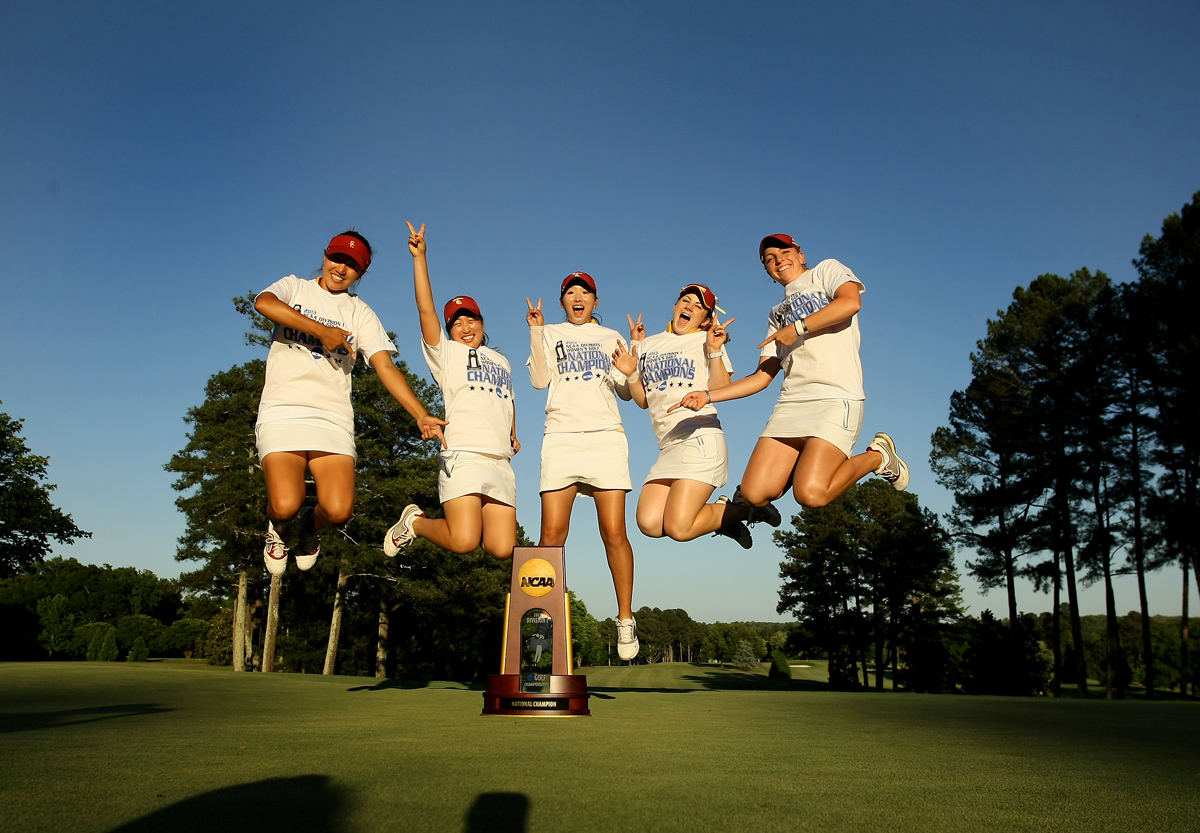 NCAA Women’s Golf Championship titles by school