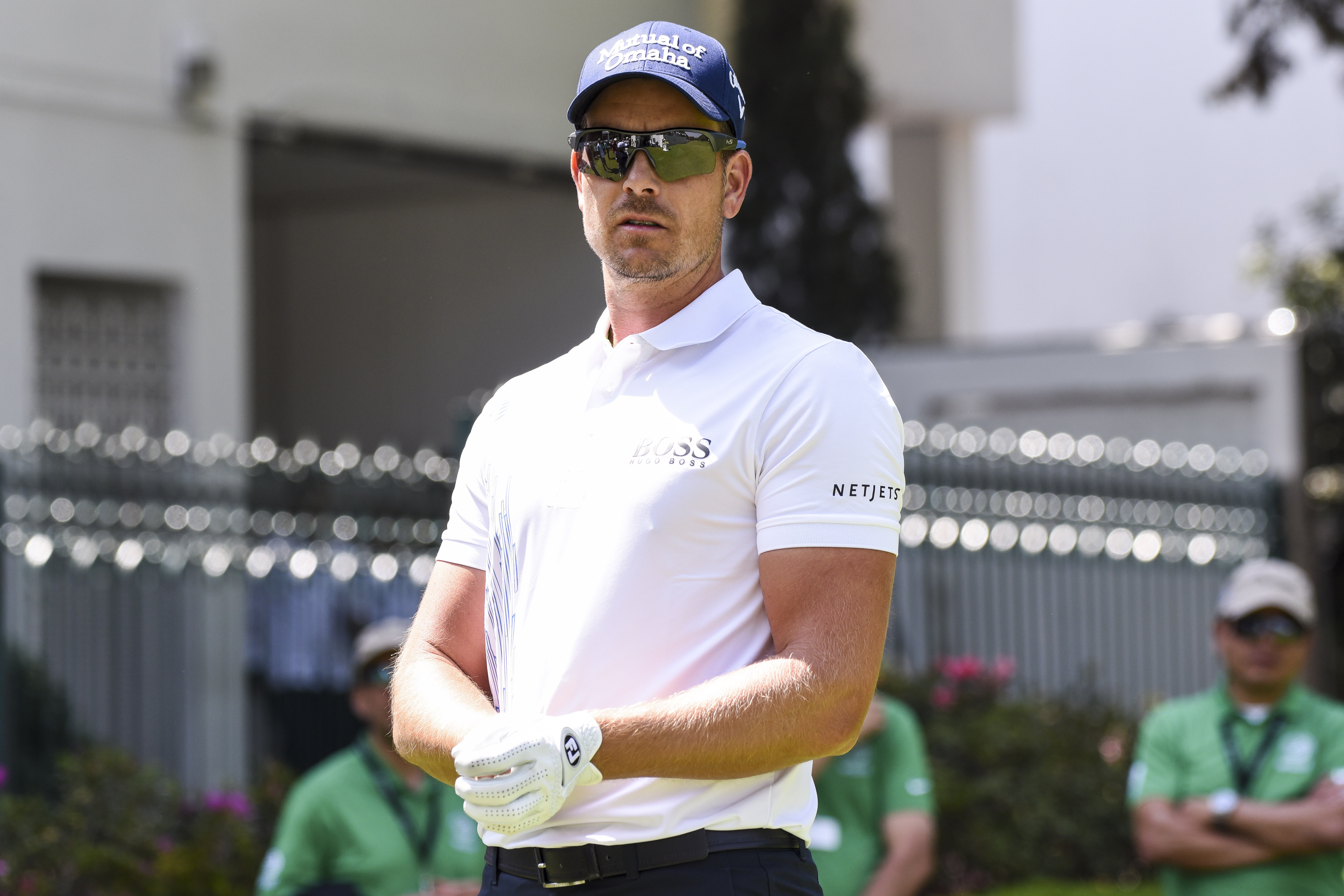 MEXICO CITY, MEXICO - MARCH 02: Henrik Stenson of Sweden puts on his glove before teeing off on the first hole during the first round of the World Golf Championships-Mexico Championship at Club de Golf Chapultepec on March 2, 2017 in Mexico City, Mexico. (Photo by Keyur Khamar/PGA TOUR)