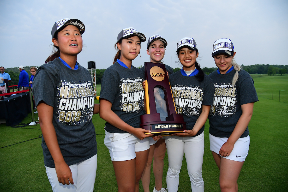 NCAA Women’s Golf Championship titles by school