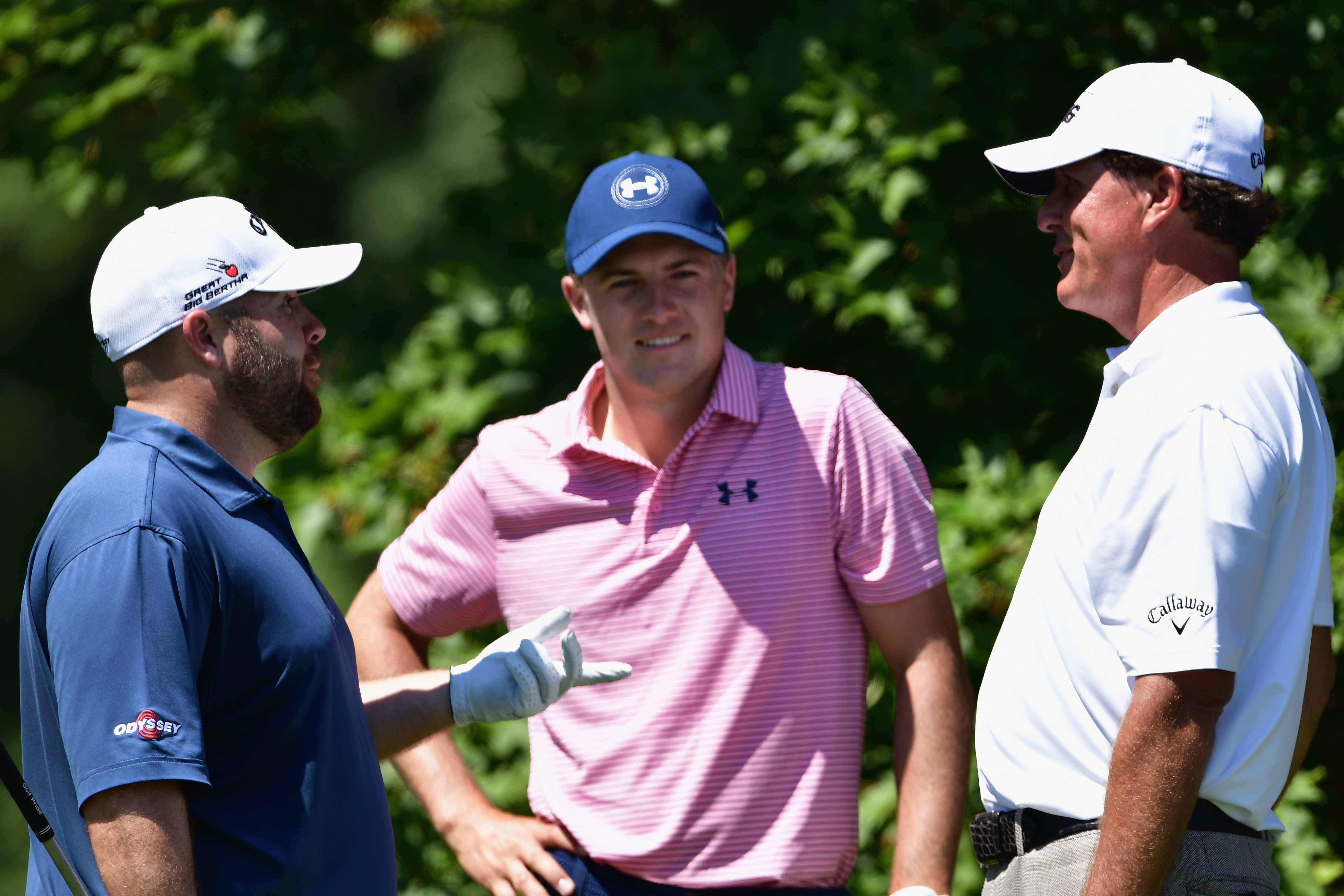 Colt Knost, Jordan Spieth, Phil Mickelson