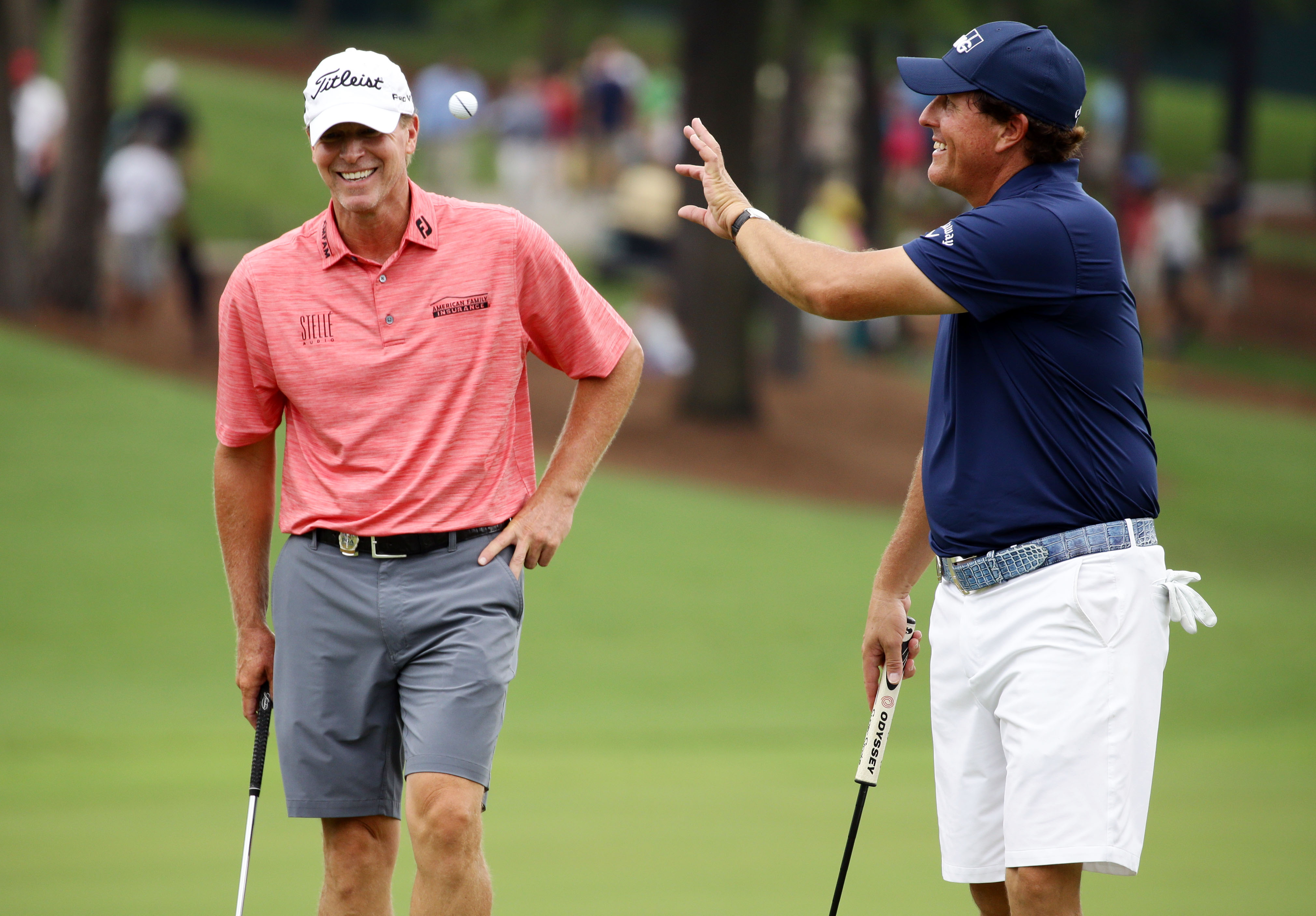 Steve Stricker and Phil Mickelson 